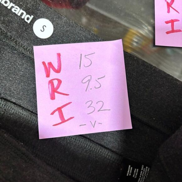 Betabrand Womens Classic Flared Leg Chino Pants Small Gray Mid Rise Stretch - Picture 9 of 9